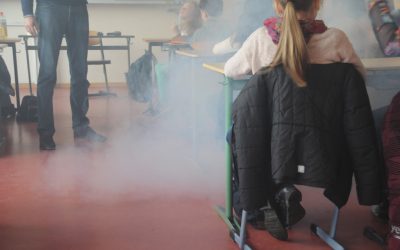 Nebel im Klassenraum