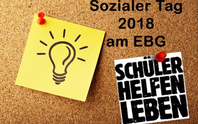 Sozialer Tag 2018 – das EBG macht mit!